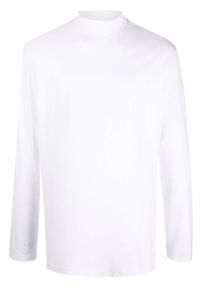 Y-3 funnel neck T-shirt - White
