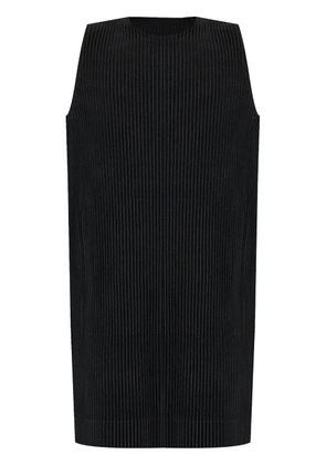 Homme Plissé Issey Miyake pleated top - Black