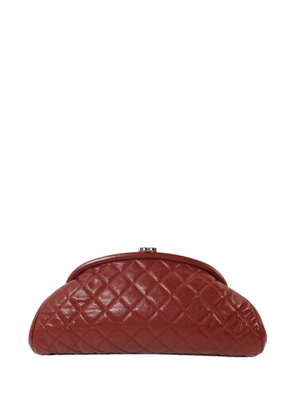 CHANEL Pre-Owned CC quilted clutch bag - Red