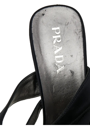 Prada Pre-Owned strappy slingback sandals - Black
