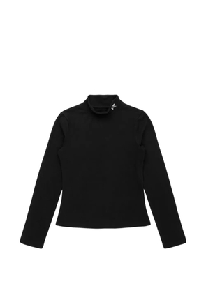 Malbon Golf Rally mock-neck top - Black