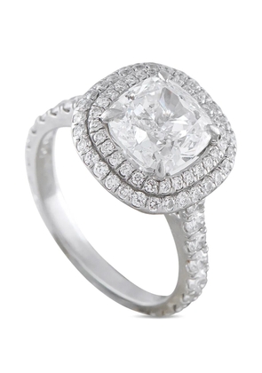 LB Exclusive diamond halo ring - Silver