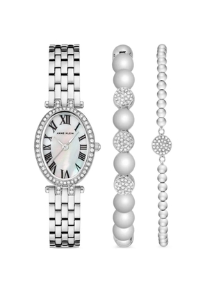ANNE KLEIN classic crystal 22mm watch - White