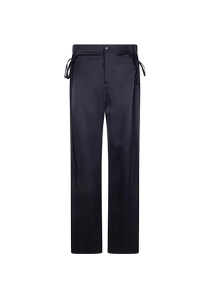 Ann Demeulemeester button-fastening trousers - Black