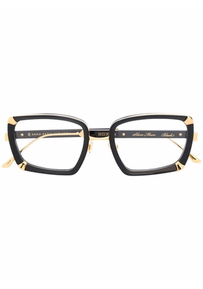 ANNA-KARIN KARLSSON Silver Moon square-frame glasses - Black