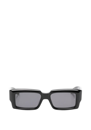 Jacques Marie Mage rectangle-frame sunglasses - Black