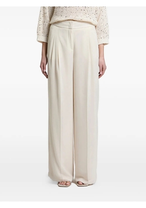 Peserico pleated wide-leg trousers - Neutrals