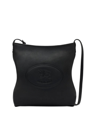 Burberry small Highlands leather shoulder bag - Black
