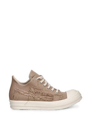 Rick Owens DRKSHDW distressed-effect low-top sneakers - Brown