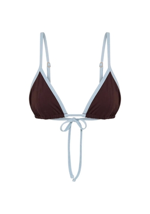 Myra Swim Jhane triangle bikini top - Brown