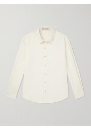 God's True Cashmere - Linen-Twill Shirt - Men - White - S