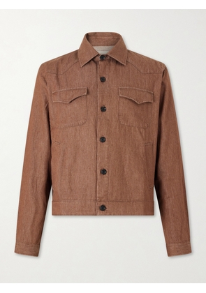 Oliver Spencer - Witley Organic Cotton Jacket - Men - Brown - XS
