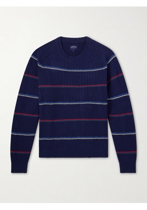 Noah - Ribbed Cotton Sweater - Men - Blue - S