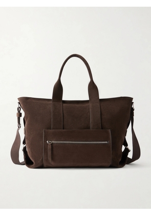 Métier - Racer Suede Tote Bag - Men - Brown