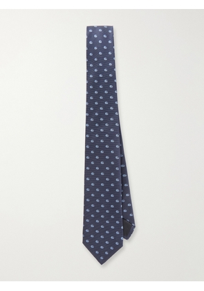 Gucci - 7cm Logo-Jacquard Silk Tie - Men - Blue
