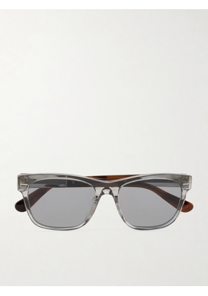 Brunello Cucinelli - Aviator-Style Acetate Sunglasses - Men - Gray