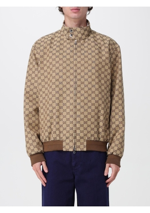 GUCCI Jacket Men color Camel