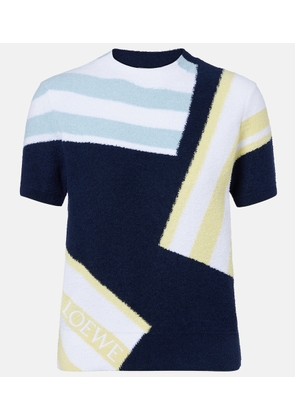 Loewe Intarsia cotton-blend boucle sweater
