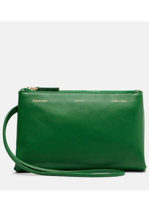 Calvin Klein Collection Essential Case Mini leather clutch