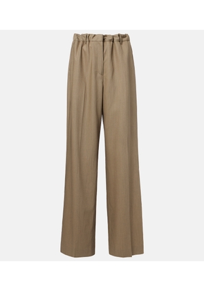 Calvin Klein Collection Fernanda wool-blend wide-leg pants