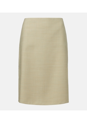 Calvin Klein Collection Lunas wool midi skirt