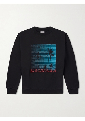 Balenciaga - Printed Cotton-Jersey Sweatshirt - Men - Black - S