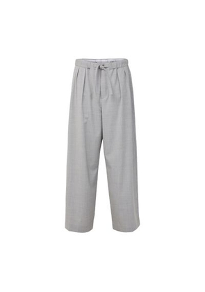 Drawstring pantss in wool