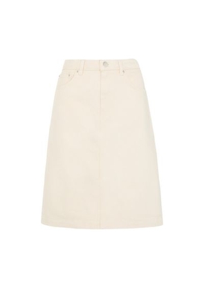 Cali midi denim skirt