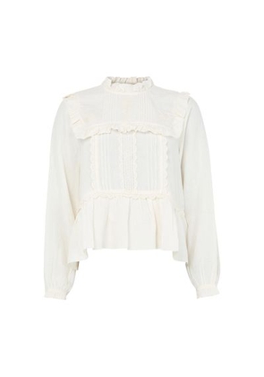Jardin long-sleeved blouse