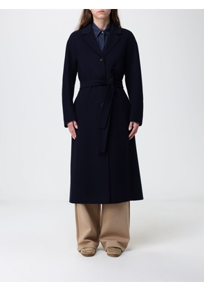 'S MAX MARA Coat Woman color Blue