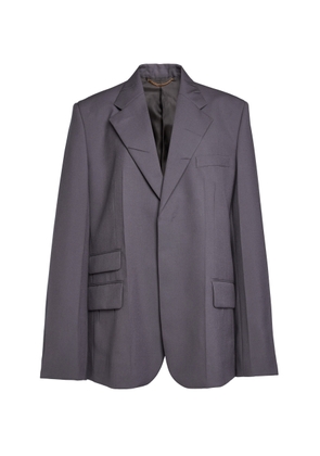 Victoria Beckham Oversized Notch Lapel Jacket - Moda Operandi