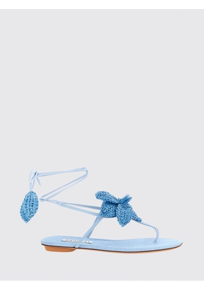 AQUAZZURA Heeled Sandal Woman color Blue