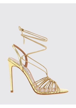 AQUAZZURA Heeled Sandal Woman color Gold
