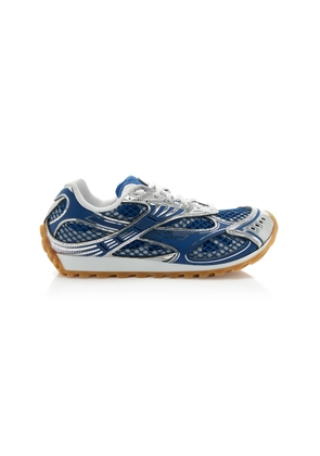 Bottega Veneta Orbit Metallic Mesh Sneakers - Moda Operandi