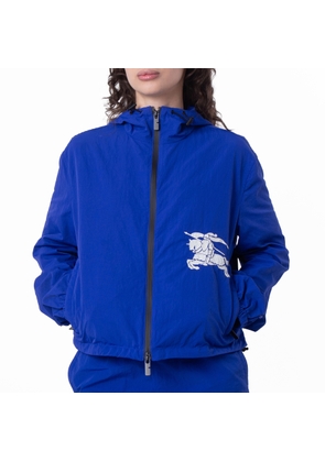 Burberry EKD Embroidered Cropped Nylon Jacket