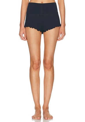 Negative Underwear Whipped Mini Short in Navy - Navy. Size M (also in XS, S, L, XL/1X, XXL/2X).