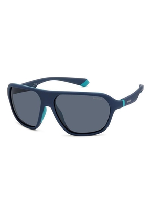 Polaroid Polarized Blue Pilot Unisex Sunglasses PLD 2152/S 0FLL/C3 59