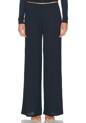 Negative Underwear Whipped Track Pant in Navy - Navy. Size XL/1X (also in XS, S, M, L, XXL/2X).