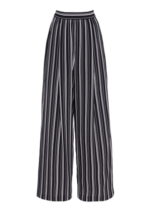 Michael Kors Collection Striped Crepe de Chine Wide-Leg Pants - Moda Operandi
