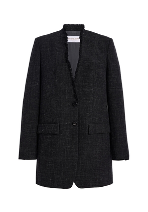 Michael Kors Collection Frayed Wool-Linen Blazer - Moda Operandi