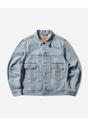 Men s U.S. Soccer Type II Trucker Jacket Blue