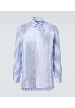 Charvet Striped linen shirt