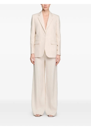 SANDRO striped-pattern blazer - Neutrals