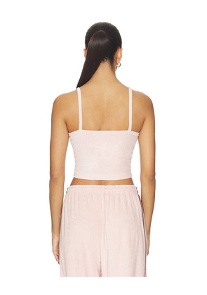 adidas Originals Terry Towel Tank Top in Pink. Size S. Also in XS, M, L, XL/1X.