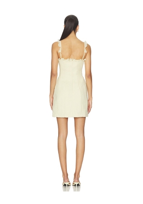 Amanda Uprichard Andreina Dress in Lemon. Size S. Also in L, M, XL, XS.