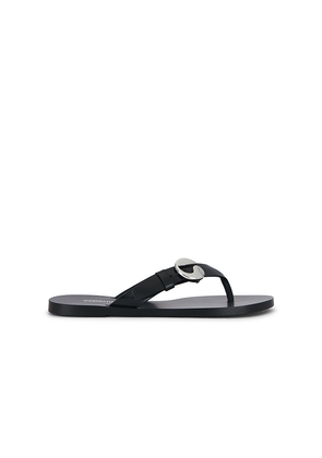 Coperni C Logo Flip Flop Sandal in Black. Size 36. Also in 37, 38, 39, 41.