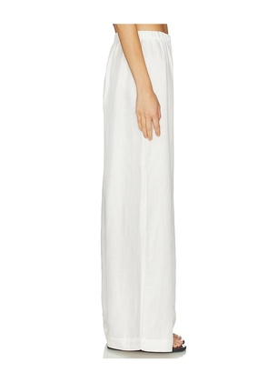 ANINE BING Roslyn Pant in White. Size XS. Also in S, M, L.