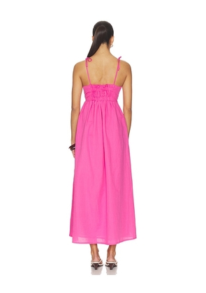 BEACH RIOT Valory Maxi Dress in Pink. Size XS. Also in L, M, S.