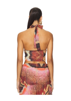 Feners Festa Top Day in Brown. Size XS-M. Also in L-XL.