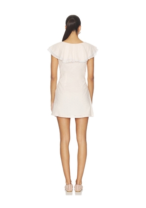 For Love & Lemons Frances Mini Dress in Pink. Size XS. Also in L, M, S, XL.